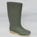 PVC botas de lluvia (verde superior / amarillo Sole). Zapatos De Trabajo